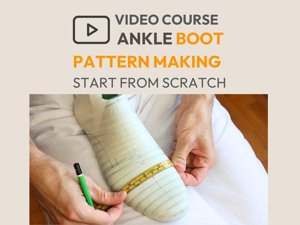 Curso de Patronaje y Calzado en Vídeo para Botines