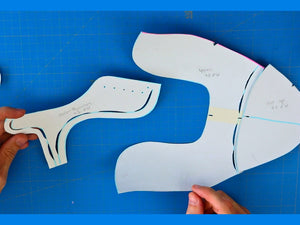 Oxford Shoe pattern making templates for leather footwear – step-by-step lesson from the VALEVRO shoemaking course.