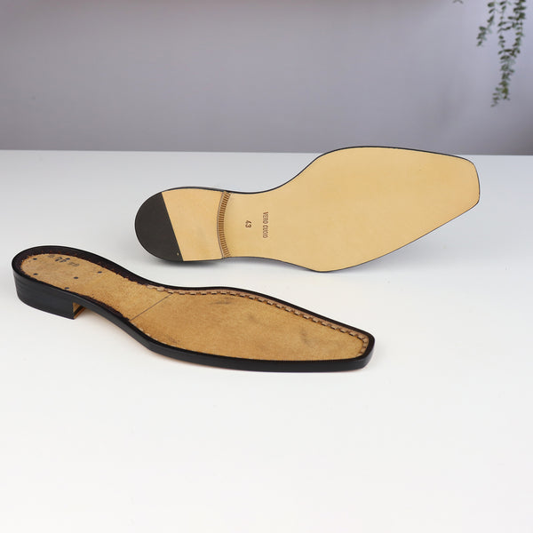 Men Shoe Sole, Veg Tanned Leather