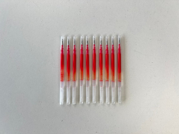 Wärmelöschbare Stifte für Leder