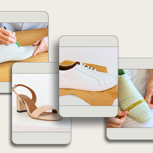 Collage of shoemaking and footwear patternmaking images