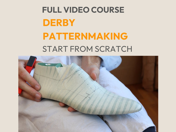 Derby-Schuh – Videokurs zur Schnittmustererstellung und Schuhherstellung
