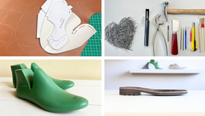 Complete shoemaking tools kit by Valevro including lasts, hammers, knives, and essentials for making shoes