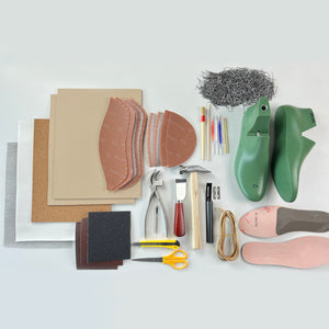Complete shoemaking tools and material kit for beginners