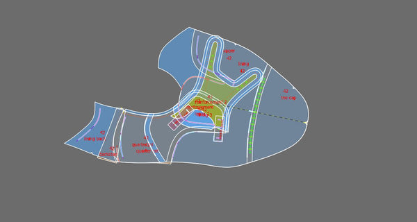 Digitales Schnittmuster Schuhe A4 - Letter PDF, Double Monk Herrenschuhe, alle 9 Größen