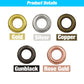 3-14mm Eyelets Grommet With Eyelets For Hand Press Machine, Leather Craft