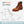 Brown leather boot with shoe pattern diagram and text on a white background