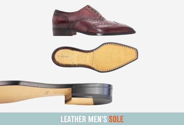 Men Shoe Sole, Veg Tanned Leather