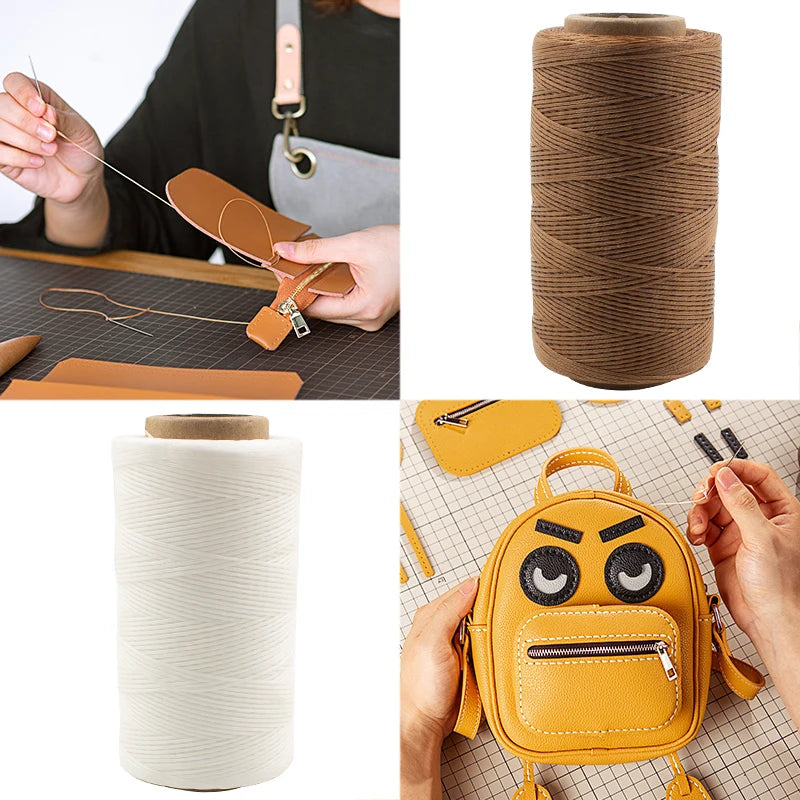 High Quality Durable 260 Meters 0.8mm Leather Waxed Thread Cord for DIY