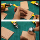 Press Edge Roller Leather craft Glue Laminating Tool Leather Edge Creaser