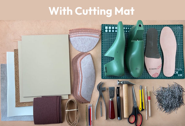 Kit de herramientas y materiales para zapateros