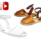 Digital Pattern shoes PDF Women Sandals, shoes all 9 sizes