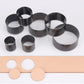 7Pcs Sharp Leather Cutting Die Leather Circle Stencil Cutter Mold