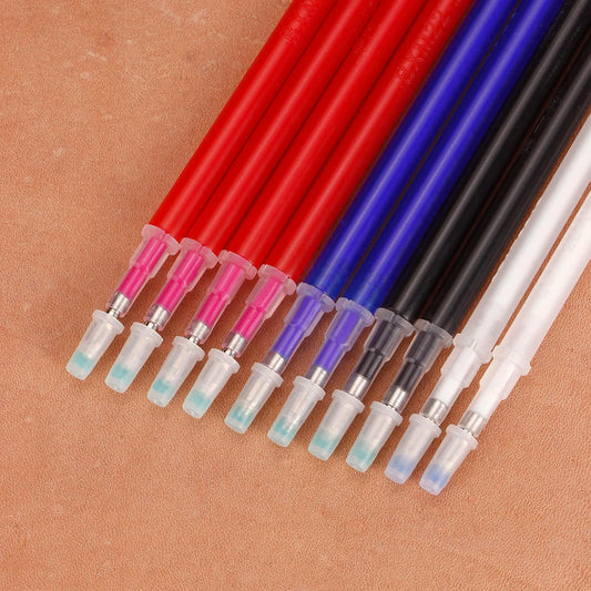 10 Pieces Heat Erasable/Water-soluble - Fabric/Leather Marking Pens