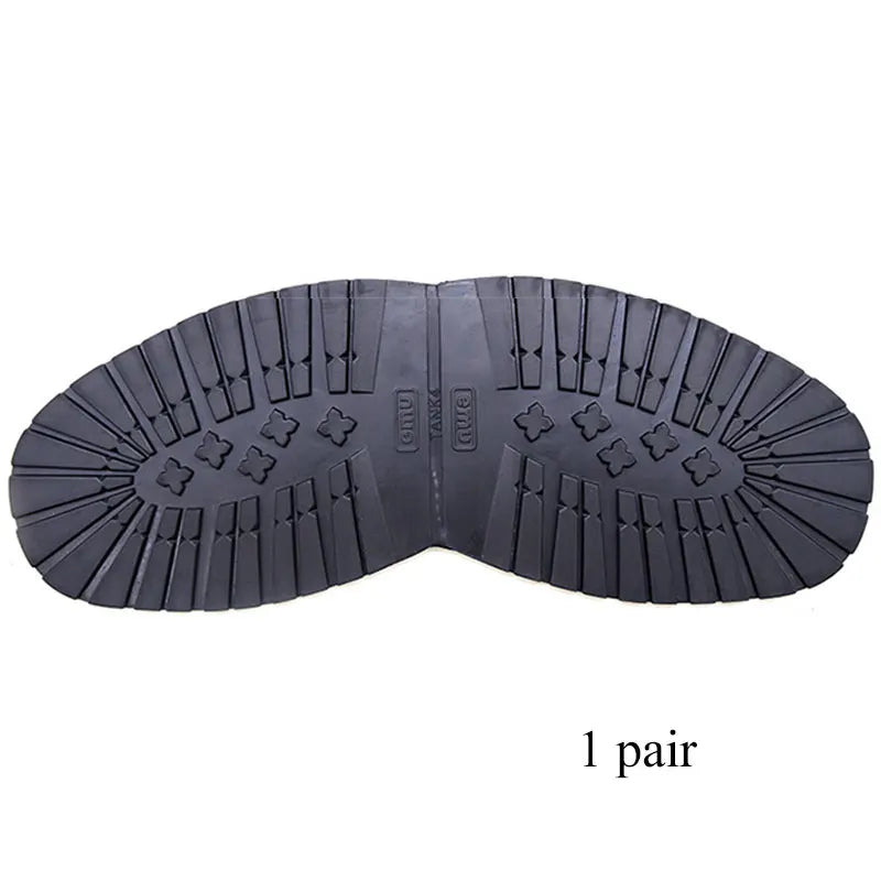 1 Pair Rubber Shoe Soles, Non-slip Repair DIY Outsoles, Mat Pad