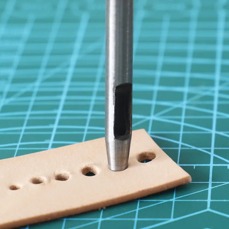 10pcs/set Round Leather Shape Hole Punch Kit Tool 0.5-5mm