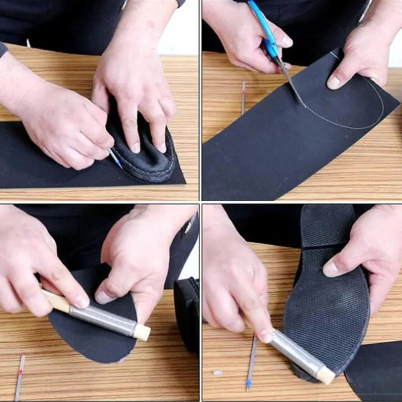 37cm*14cm Rubber Patch Shoe Sole Non-slip, Wear-resistant Replaceable Soles