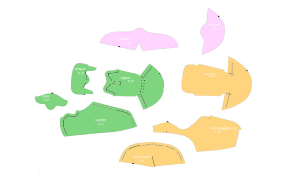 Custom Shoe Pattern Based on Your Design