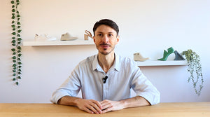 Shoemaking course instructor Justin from VALEVRO teaching footwear making step by step