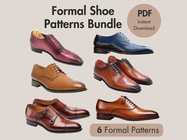 Patrones de zapatos de costura - Todos los patrones de zapatos de tienda para hombres y mujeres