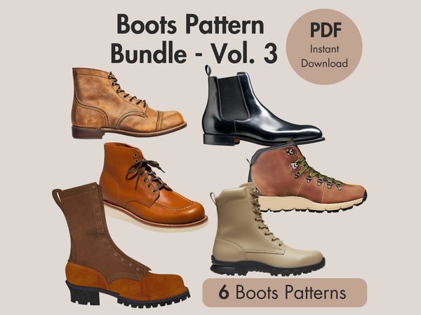 Patrones de zapatos de costura - Todos los patrones de zapatos de tienda para hombres y mujeres