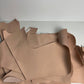 Pieces of Leather, Medium and Large pieces, Color Beige, Cow, Nice finish look | 0.8 kg  | 1.8 lb