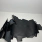 Pieces of Leather, Medium and large pieces, Color Black, Cow, Nice finish look | 0.8 kg  | 1.8 lb