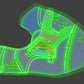 Digital Pattern shoes A4 - Letter PDF, Double Monk Men Shoes, all 9 sizes