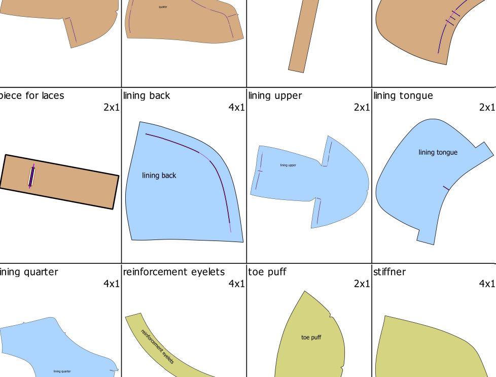 Printable Shoe Pattern Printable Shoe Pattern